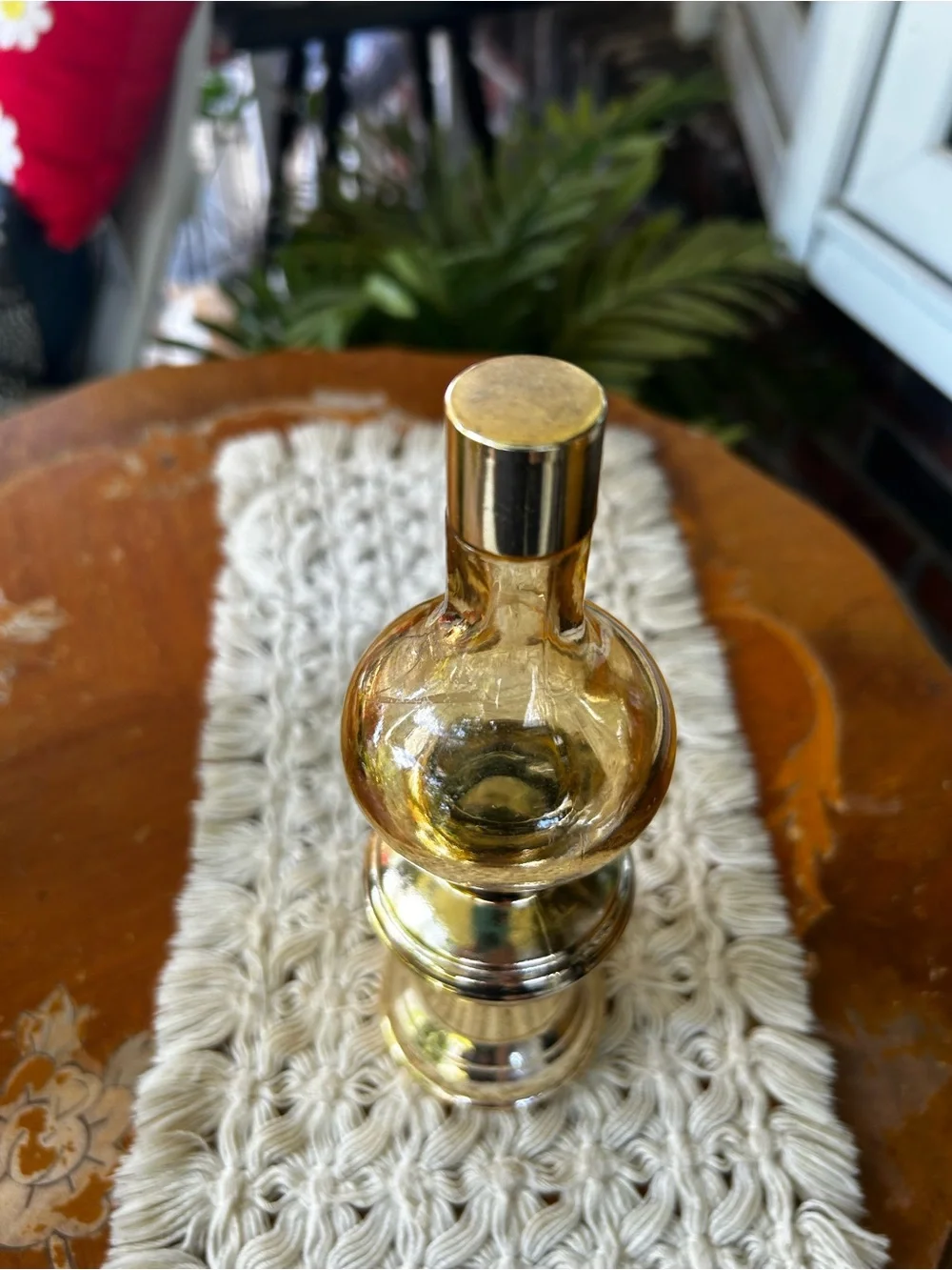 Vintage Avon Library Lamp Cologne Decanter